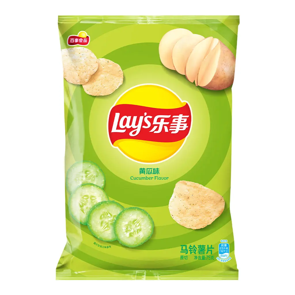 Lay's Cucumber Potato Flavor Chips, 70g - Image 4