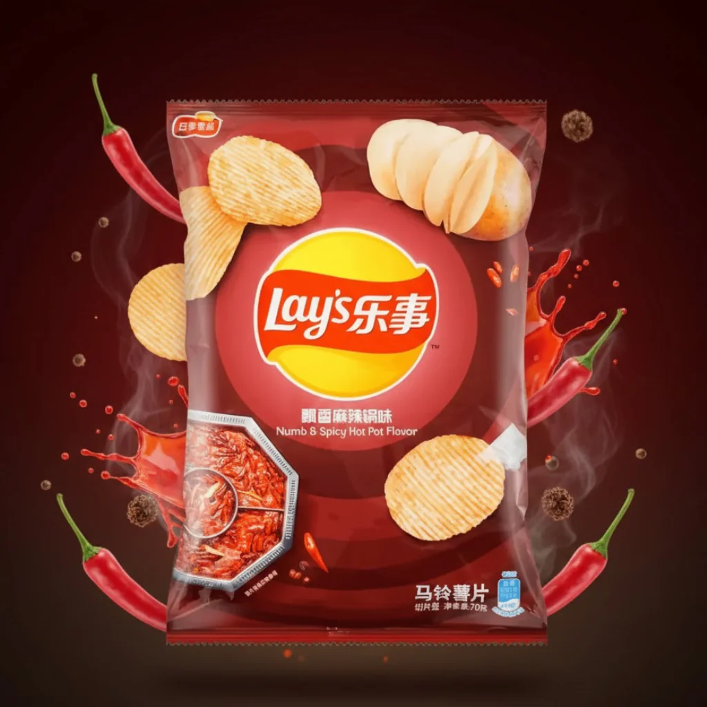 Lay's Numb & Spicy Hot Pot Flavor Chips, 70g - Image 5