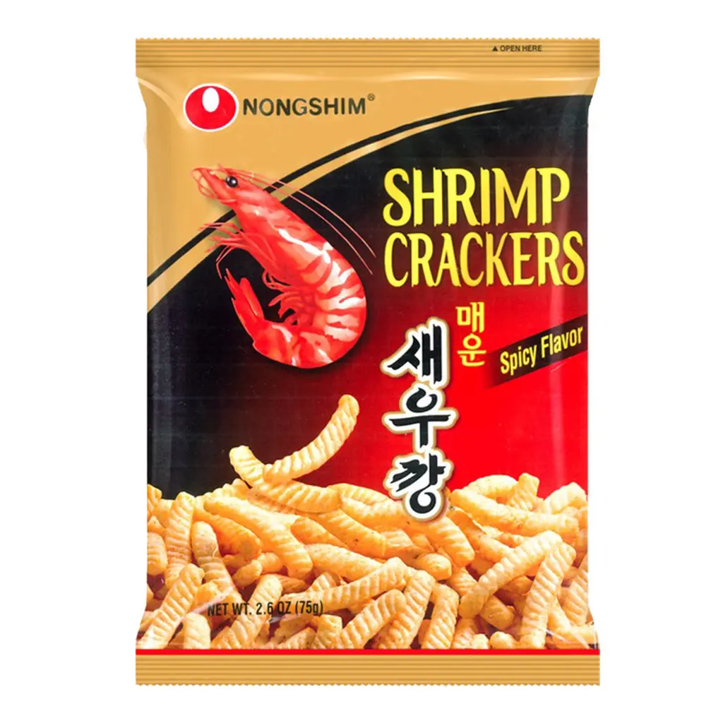 Nongshim Spicy Shrimp Crackers, 75g - Image 3