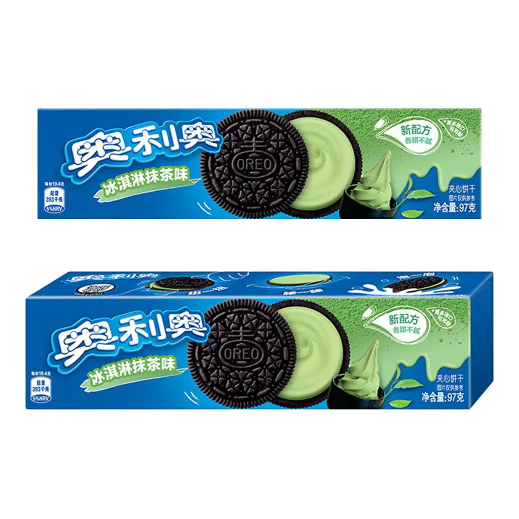 Oreo Cookies Matcha Ice Cream Flavor, 97g - Image 6