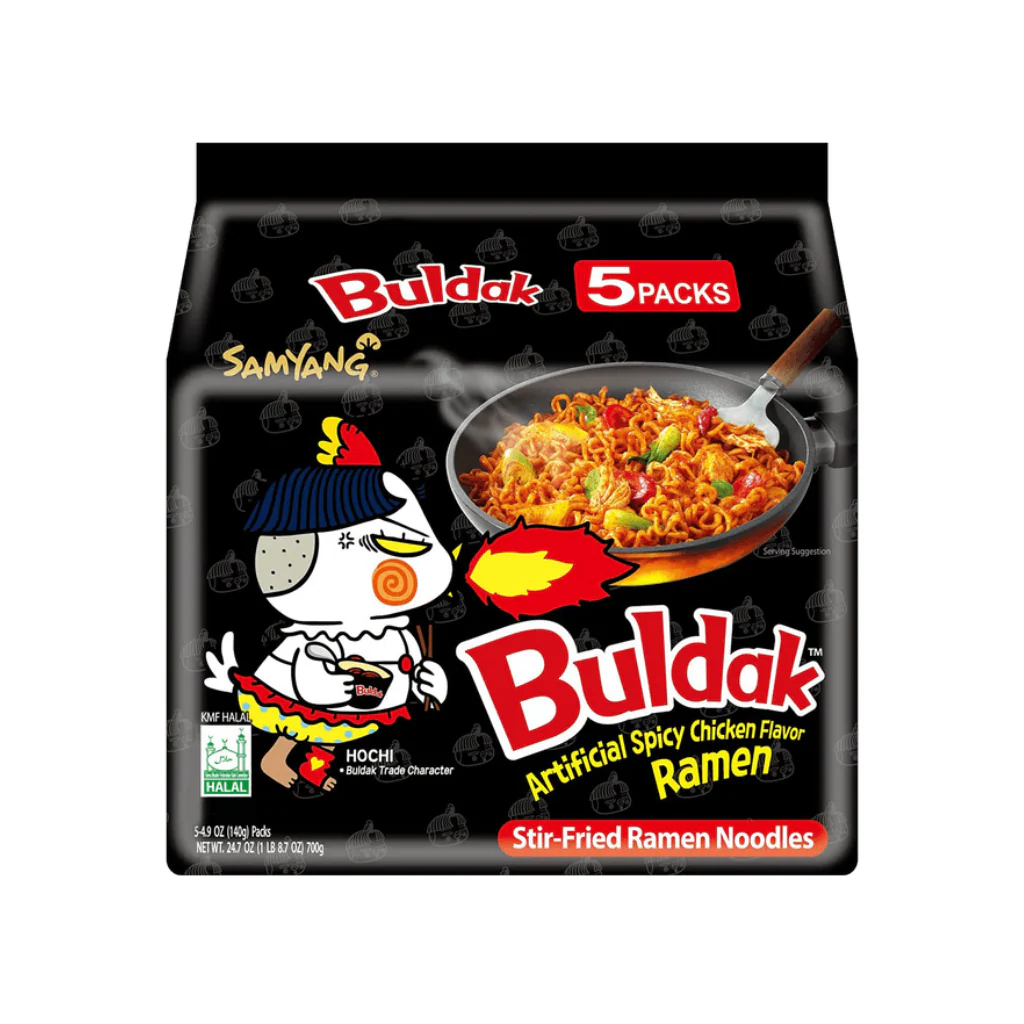 Samyang Buldak Original Hot Chicken Flavor Stir-Fried Ramen - Image 3